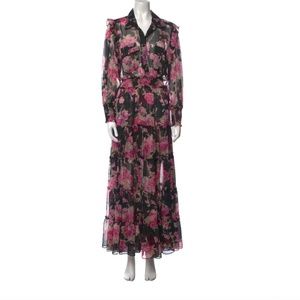 MISA LOS ANGELES - FLORAL PRINT LONG DRESS